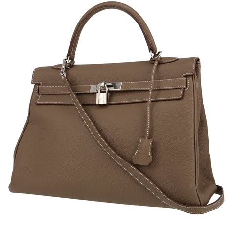 sac hermes kelly 35 cm en cuir togo étoupe|kelly de seconde main sacs.